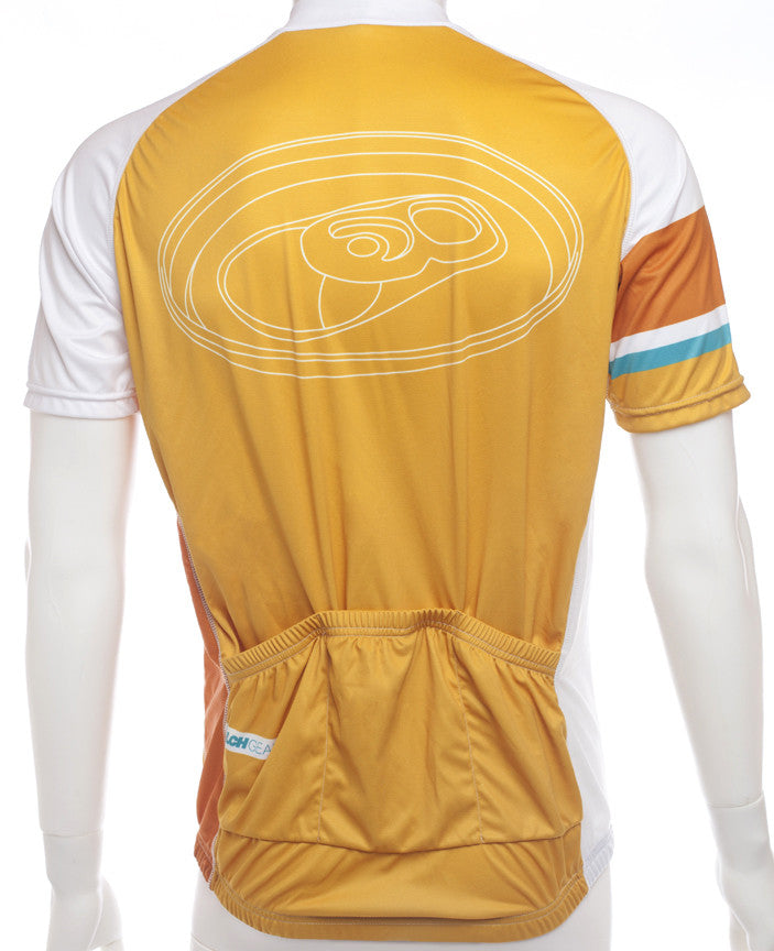 Throwback Orange Cycling Jersey